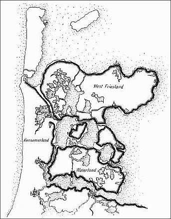 Westfriesland rond ca. 1150